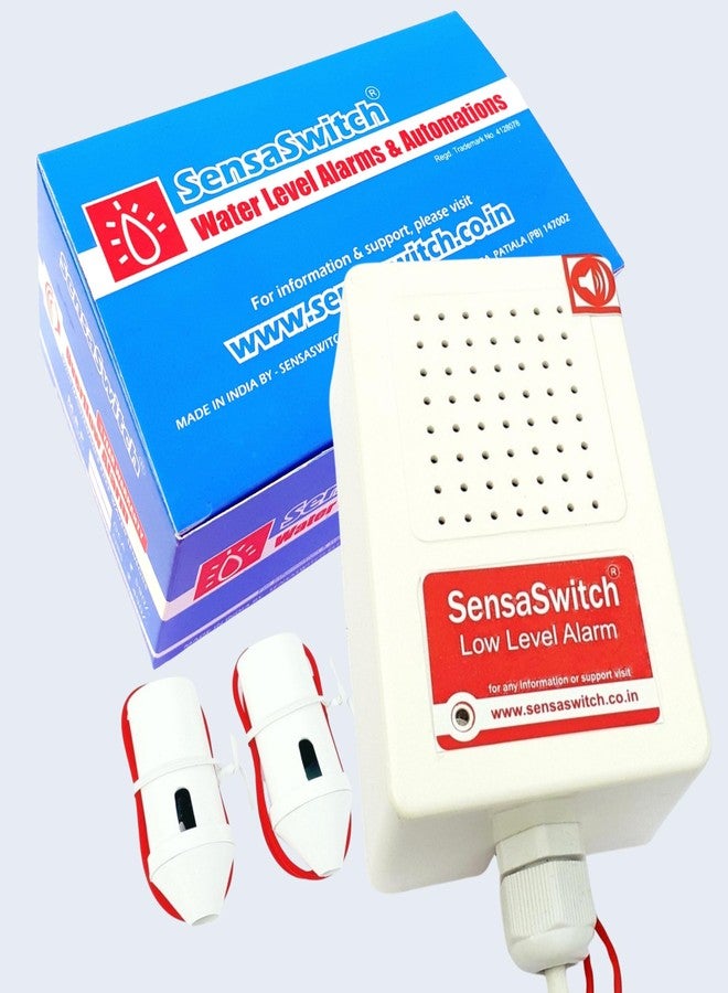 SensaSwitch جهاز إنذار انخفاض مستوى الماء في خزان المياه SensaSwitch (صوت تغريد الطيور) موديل LLA مع مستشعر للماء، ضمان لمدة عام واحد - Image 1